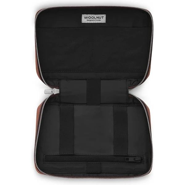 Woolnut kožený Tech Organizér hnedý - Organizéry - Obrázok E0Q4000701