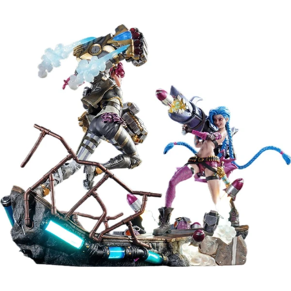 Soška PureArts League of Legends - Jinx & Vi 1/6 Scale Statue Bundle - Sochy a sošky - Obrázok E0Q7000J01