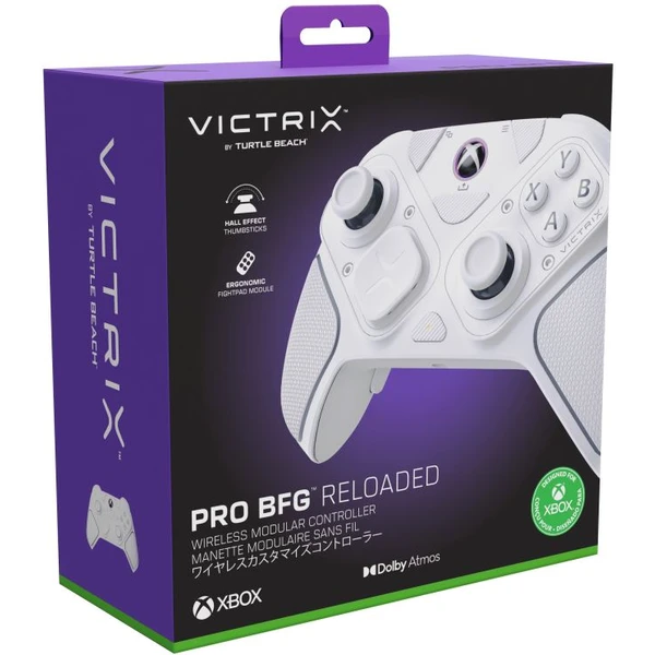Turtle Beach herný ovládač Victrix Pro BFG Reloaded (XBOX/PC/MAC) biely - Herné ovládače - Obrázok E0QH000K01