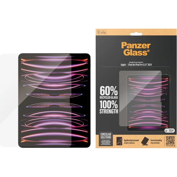 PanzerGlass Platinum tvrdené sklo Apple iPad Air 13" (2024/2025)/iPad Pro 13" (2025) - Ochranné fólie a sklo - Obrázok E0R4000J01