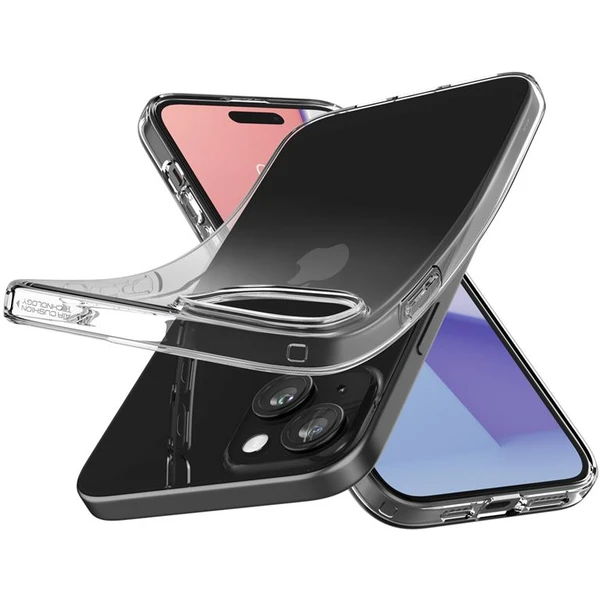Spigen Crystal Flex kryt iPhone 15 číry - Puzdra - Obrázok E0T8000601