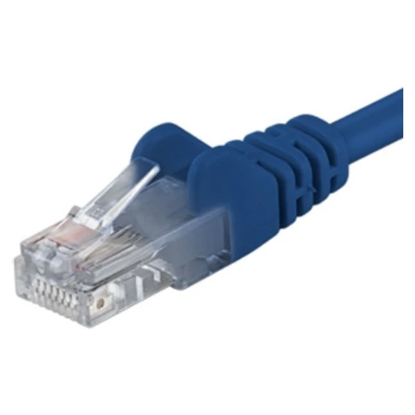 PremiumCord RJ45/RJ45 Cat5e UTP patch kábel 1m modrý - Káble a redukcie - Hlavný obrázok