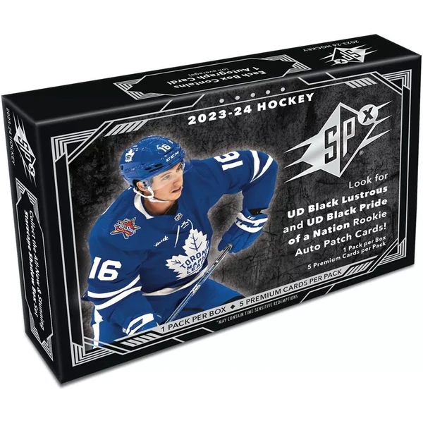 Hokejové karty 2023-24 Upper Deck SPx Hockey Hobby Box - Hokejové karty - Hlavný obrázok