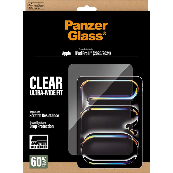 PanzerGlass® Sklo s inštalačným rámčekom Apple iPad Pro 11" (2024/2025) - Ochranné fólie a sklo - Obrázok E0XL000K01