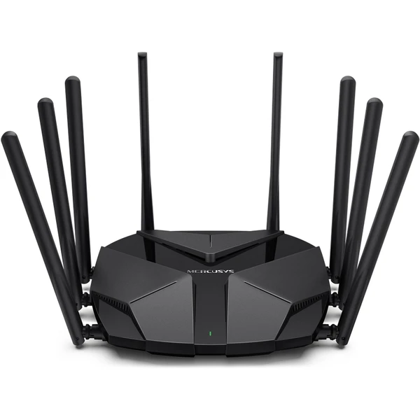 Mercusys MR90X Wi-Fi 6 smerovač čierny - Wi-Fi routery - Hlavný obrázok