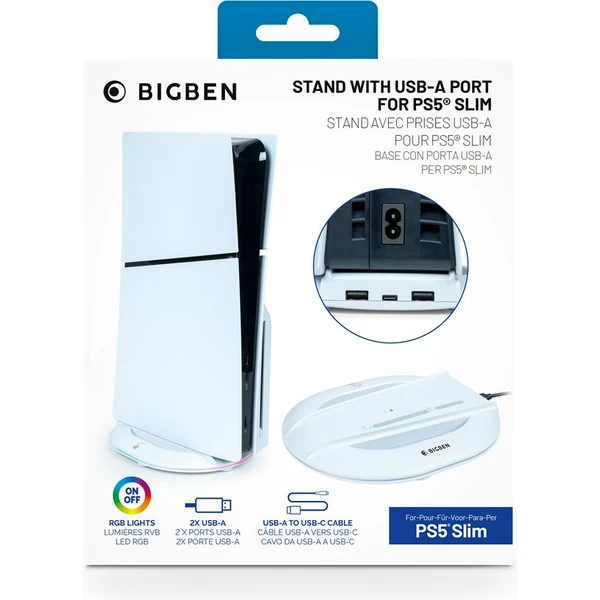 Bigben podstavec s portami USB-A pre PlayStation 5 Slim - Podstavce - Obrázok E14D000N01