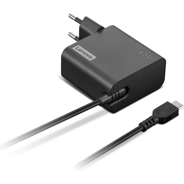 Lenovo 65W USB-C nabíjací adaptér s káblom čierny