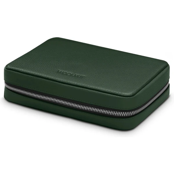 Woolnut kožený Tech Organizér tmavo zelený - Organizéry - Obrázok E1Q4000701