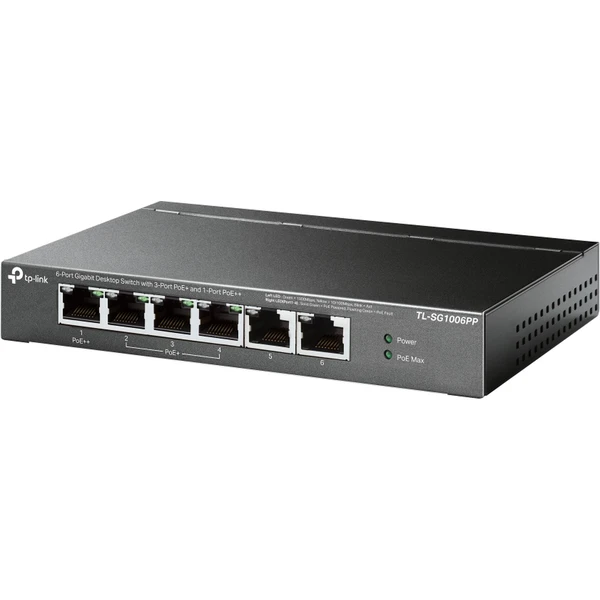TP-Link TL-SG1006PP prepínač - Switche - Obrázok E1X0000P01