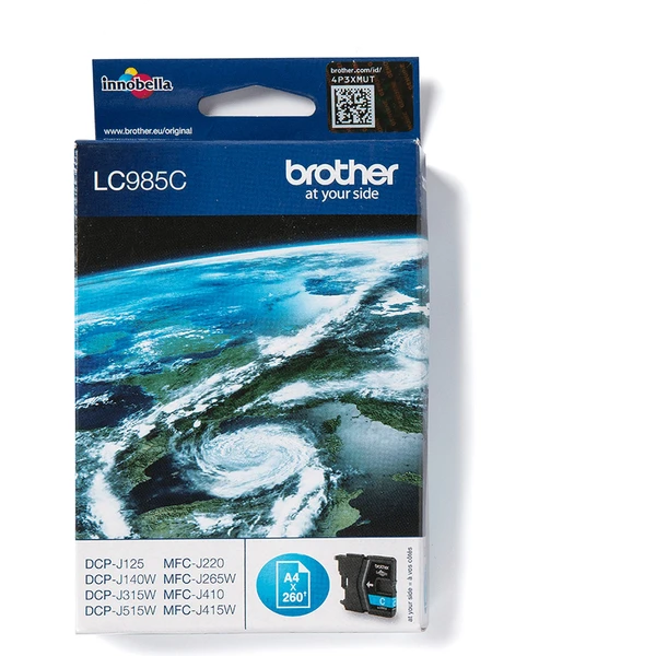Brother LC985C atrament tyrkysový - Tonery - Hlavný obrázok