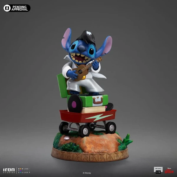 Soška Iron Studios Art Scale 1/10 Disney Classics - Stitch King of Rock - Sochy a sošky - Obrázok E1YK000K01