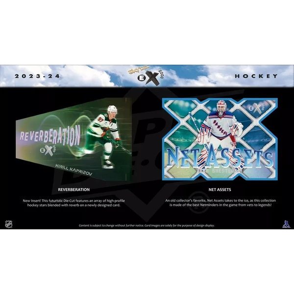 Hokejové karty Upper Deck 2023/24 Skybox E-X 2000 Hockey Hobby Balíček - Hokejové karty - Obrázok E24D000K01