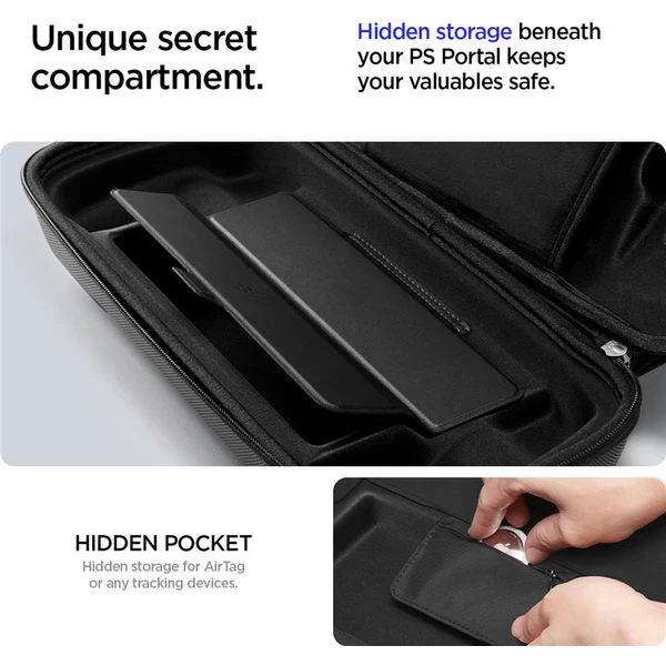 Spigen Rugged Armor Pro púzdro Sony Playstation Portal čierne - Puzdra - Obrázok E263000N01