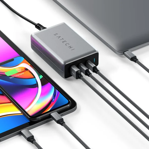 Satechi USB-C PD Compact GAN Charger 100W  - Nabíjačky - Obrázok E2AT000501