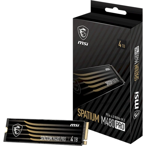 MSI Spatium M480 Pro 4TB - SSD - Obrázok E2DL000K01
