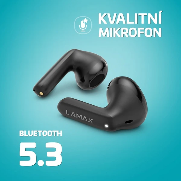 LAMAX Tones1 bezdrôtové slúchadlá čierna - Slúchadlá - Obrázok E2E0000N01
