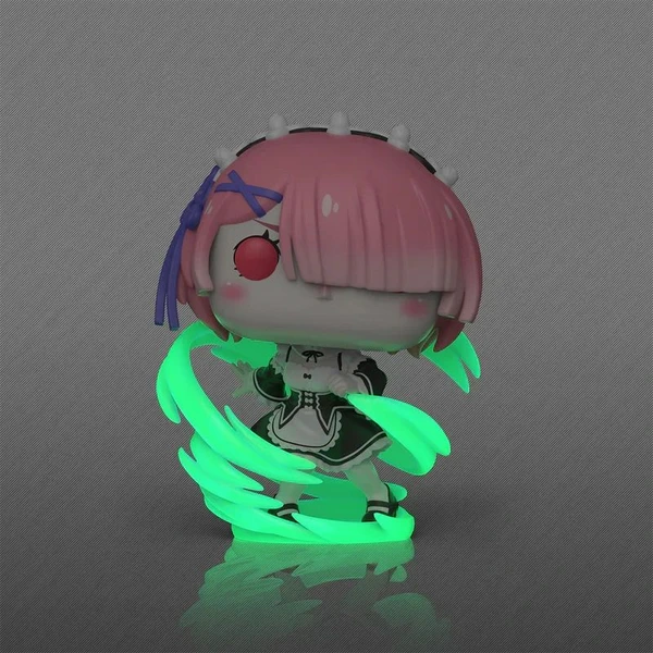 Funko POP! #2116 Animation Plus: Re:ZERO - Ram (Wind Magic) (GITD) - Funko POP! - Obrázok E2JM000K01