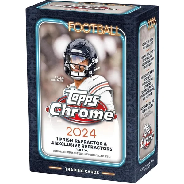 Topps 2024 NFL Chrome Football Value Box - Futbalové karty - Hlavný obrázok