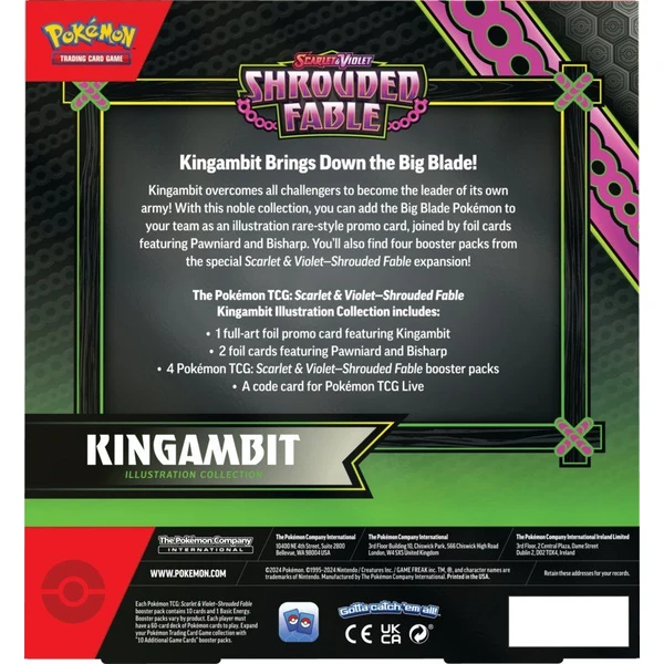 Pokémon TCG: SV6.5 Zhrouded Fable - Kingambit Illustration Collection - Pokémon karty - Obrázok E2N7000N01
