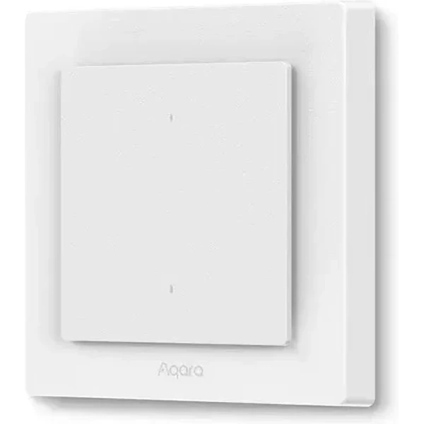 AQARA Light Switch H2 EU (2 tlačidlá, 1 kanál) (WS-K07D) Zigbee a Thread vypínač s relé - Ovládače - Hlavný obrázok