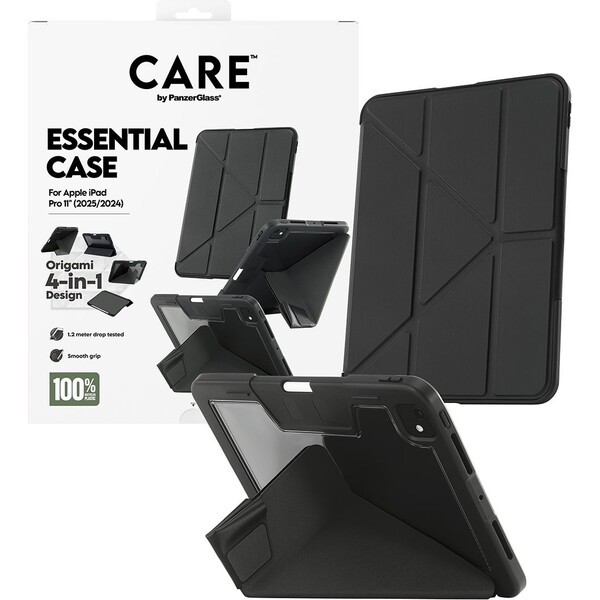 E-shop PanzerGlass® CARE 4v1 Essential puzdro Apple iPad Pro 11" (2025/2024) čierne