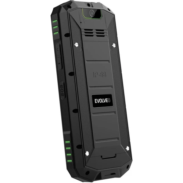 EVOLVEO StrongPhone X5 vodotesný odolný Dual SIM telefón čierno-zelený - Mobilné telefóny - Obrázok E33F000P01