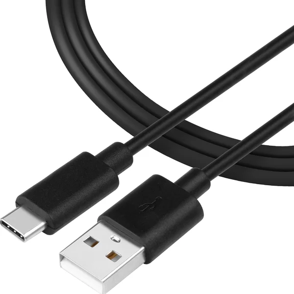 Taktický hladký kábel USB-A/USB-C napájací 12W 2m čierny - Káble a redukcie - Hlavný obrázok