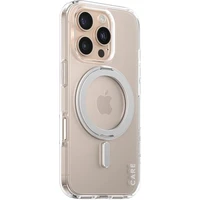 PanzerGlass® CARE kryt Apple iPhone 16 Pro MagSafe KickStand číry/sivý - Puzdra