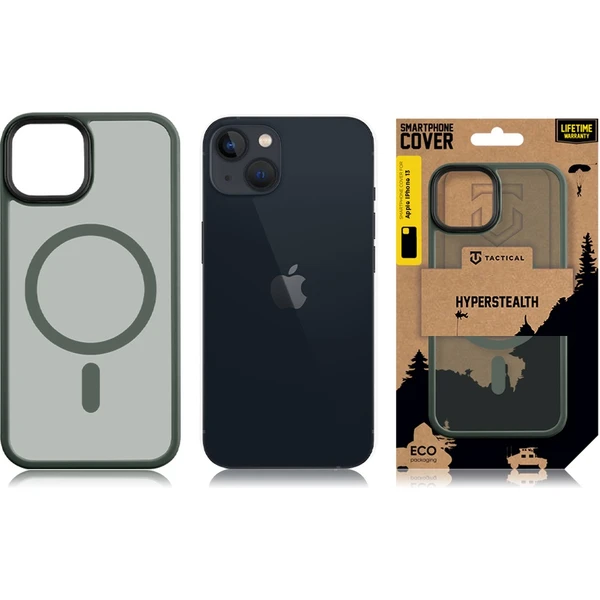 Tactical MagForce Hyperstealth kryt iPhone 13 Forest Green - Puzdra - Obrázok E3G1000701