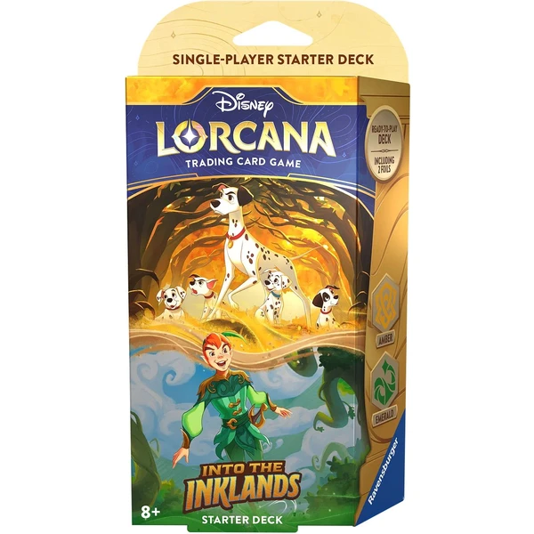 Disney Lorcana: Ink the Inklands - Starter Deck Amber & Emerald - Disney Lorcana TCG - Hlavný obrázok