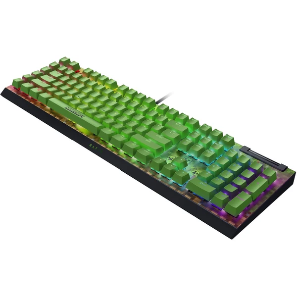 Razer BlackWidow V4 X Green Switch Minecraft Ed. herná klávesnica (US) čierna - Klávesnice - Obrázok E3QD000J01