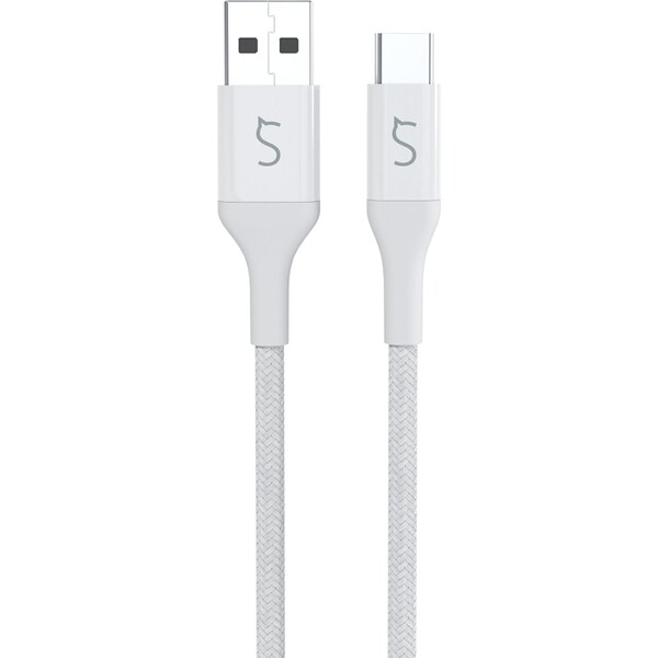 E-shop iWant USB-C/USB-A napájací kábel 18W 0,3 m biely