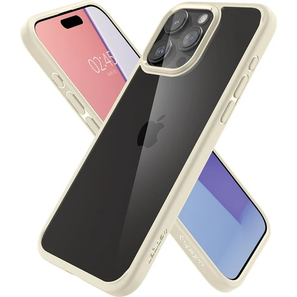 Spigen Ultra Hybrid kryt iPhone 15 Pro béžový - Puzdra - Obrázok E409000601