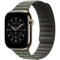 Apple Watch 49/46/45/44mm šalviovo šedý magnetický ťah S/M - Remienky