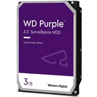 WD PURPLE WD33PURZ 3TB SATA/600 256 MB cache, Low Noise, 180 MB/s, CMR - Pevné disky