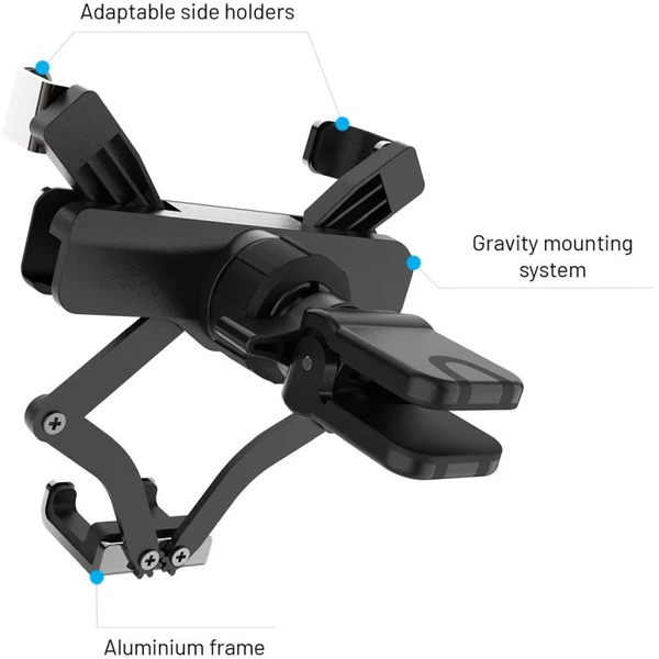 FIXED Gravity (2nd. gen) držiak do mriežky ventilácie space gray - Držiaky - Obrázok E455000N01