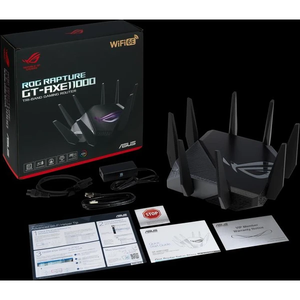 ASUS GT-AXE11000 Wi-Fi 6E herný router čierny - Wi-Fi routery - Obrázok E476000701
