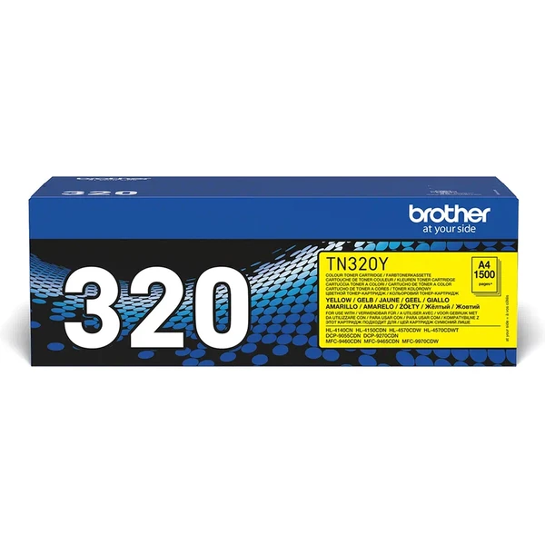 Brother TN320Y tonerová kazeta žltá - Tonery - Hlavný obrázok