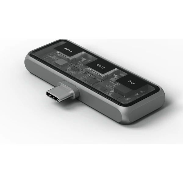 Satechi Mobile XR Hub s duálnym USB-C a audio portom vesmírne šedý - USB huby - Obrázok E4BF000O01