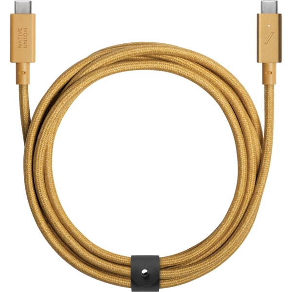 Native Union Belt Cable Pro USB-C 240W nabíjací kábel, 2,4m, béžový - Káble - Hlavný obrázok