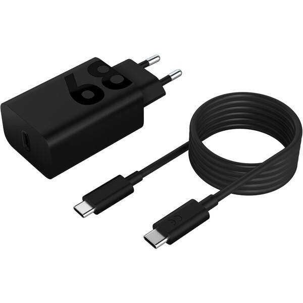 E-shop Lenovo TurboPower 68W nabíjací adaptér s USB-C káblom, čierny