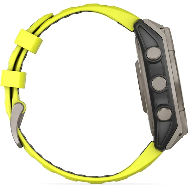 Garmin Fenix 8 Solar 47mm šedé so žlto-grafitovým pásikom - Inteligentné hodinky - Obrázok E5JD000P01