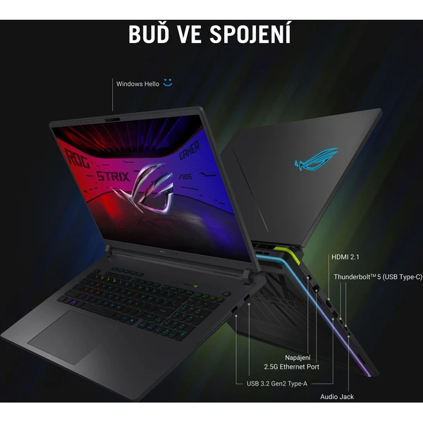 ASUS ROG Strix G18 (G815LW-NEBULA046) RTX 5080 sivý - Notebooky - Obrázok E5MD000J01