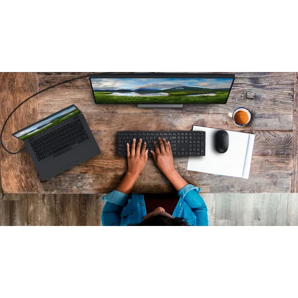 Dell Pro KM5221W bezdrôtový set US - Klávesnicové sety - Obrázok E5MS000501