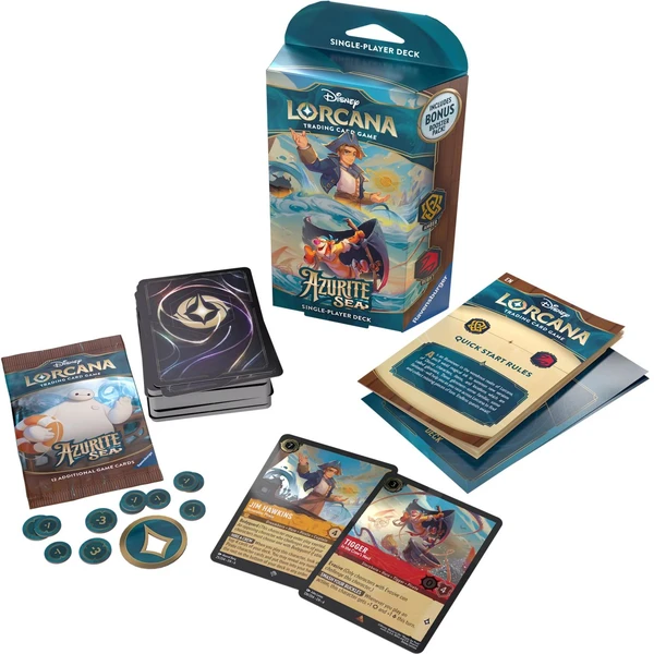 Disney Lorcana: Azurite Sea - Starter Deck Amber & Ruby - Disney Lorcana TCG - Obrázok E5O9000P01
