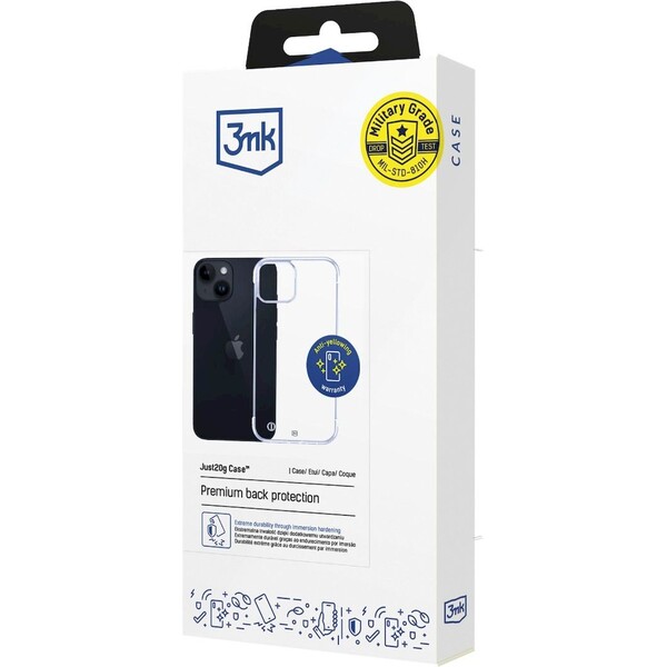 3mk ochranný kryt Just20g Clear Case pre Apple iPhone 16 Pro