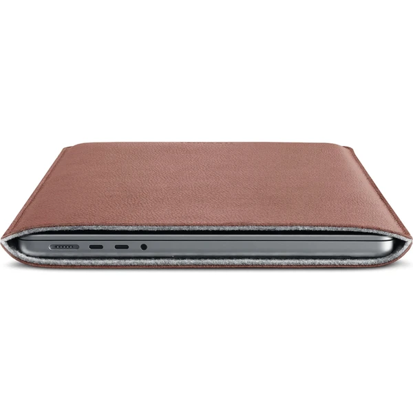 Woolnut kožené Sleeve púzdro pre 14" MacBook Pro hnedé - Puzdra - Obrázok E5SR100501