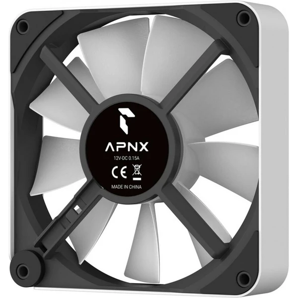 APNX FP2-120 PWM ARGB ventilátor 120mm biely - Ventilátory pre PC - Obrázok E5TD000L01