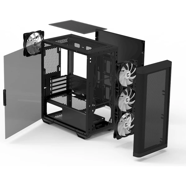 ZALMAN M4 čierna - Počítačové skrine - Obrázok E5U8000P01