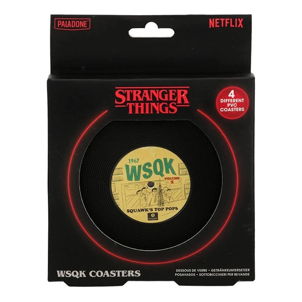Set podtáckov Paladone Stranger Things - WSQK - Podpivník - Obrázok E5YK000K01